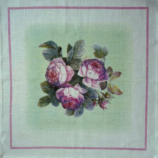 Linen Pure Printed Napkin Aroma of Roses
