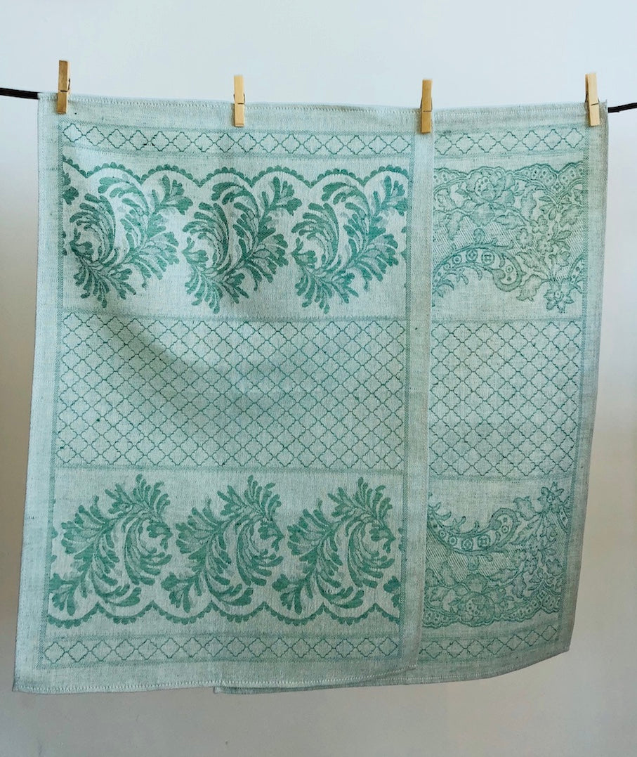 Linen Kitchen Towel Laces